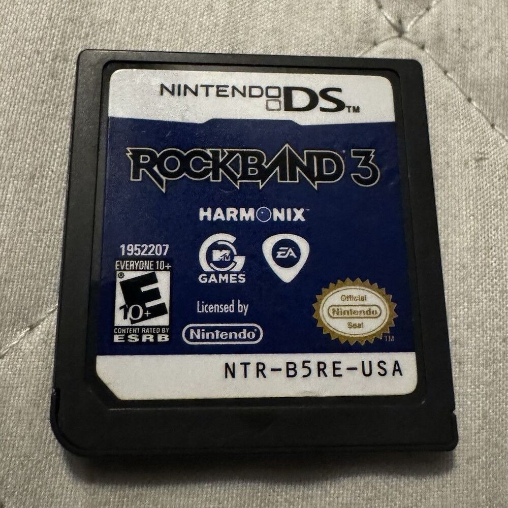 MTV Games Rock Band 3 Nintendo DS E10+ NTSC-U/C Music & Dance — Tested